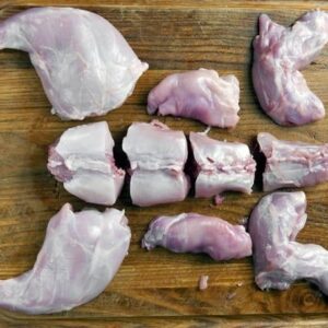 10 piece cut Rabbit